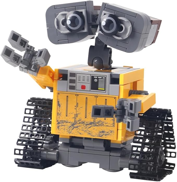 DIY Robot Wall-e Building Blocks Set Compatible with Lego walle SizeGreactive Minifigure Robots Model Display Toy ArchitectureUnique Education Gift Toy for 6+ Kids or Adults