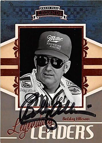 Sports Memorabilia Autograph Warehouse 247873 Bobby Allison Autographed Trading Card - Autoracing Nascar Racer 2011 Press Pass Legends - No. 72