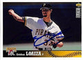 Sports Memorabilia Autograph Warehouse 244513 Esteban Loaiza Autographed Baseball Card - Pittsburgh Pirates FT 1997 Upper Deck - No. 424