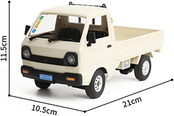 RC Mini-Truck D12mini 1/16 2.4Ghz RC Car Truck - White