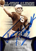 Sports Memorabilia Autograph Warehouse 302344 2013 Terry Hanratty Autographed Football Card - Notre Dame Fighting Irish