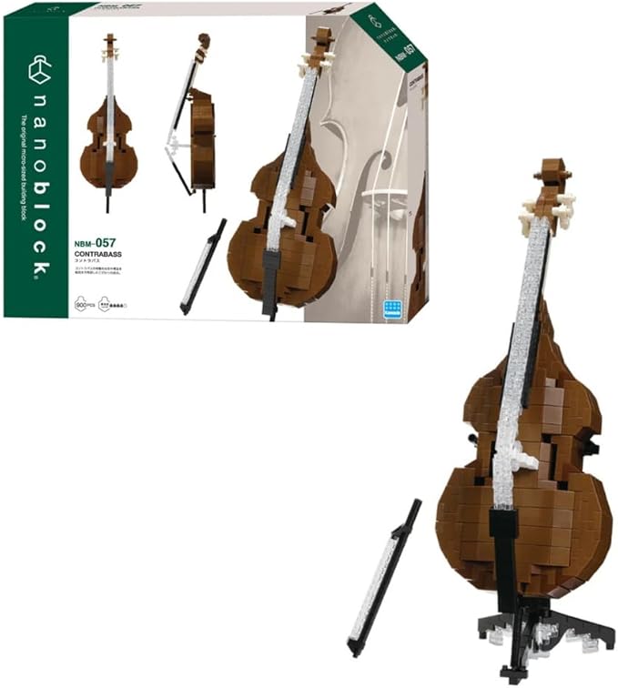 nanoblock - Instruments - Contrabass Advanced Hobby Series Building Kit