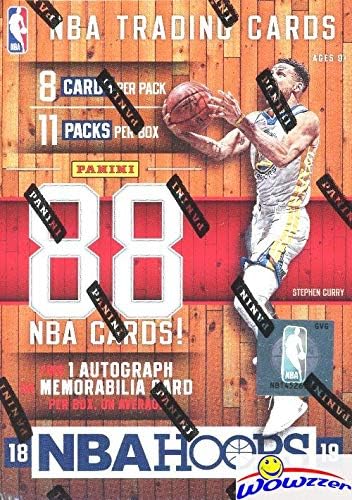 2018/2019 Panini Hoops Basketball HUGE Factory Sealed Blaster Box with AUTOGRAPH or MEM! Loaded with RCS &amp INSERTS! Look for RC &amp Autos of Luka Doncic Shae Gilgeous Alexander Jalen Brunsun &