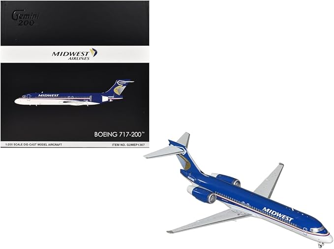 GeminiJets G2MEP1367 Midwest Airlines Boeing 717-200 N920ME Scale 1:200
