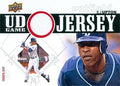 Sports Memorabilia Autograph Warehouse 343465 B.J. Upton Player Worn Jersey Patch Baseball Card - Tampa Bay Rays 2010 Upper Deck Game No. UDGJ-BU
