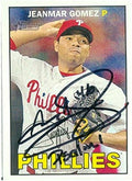 Sports Memorabilia Autograph Warehouse 247311 Jeanmar Gomez Autographed Baseball Card - Philadelphia Phillies 2016 Topps Heritage - No. 107