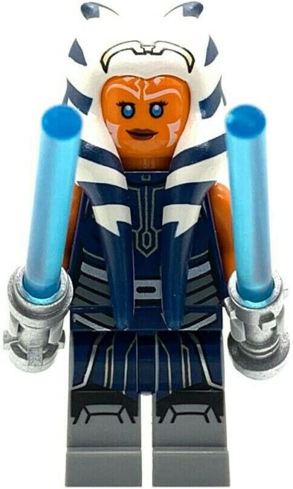 LEGO Star Wars: Ahsoka Tano with Dual Lightsabers (Dark Blue Jumpsuit)