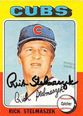 Sports Memorabilia Autograph Warehouse 248544 Rich Stelmaszek Autographed Baseball Card - Chicago Cubs 1975 Topps - No. 338