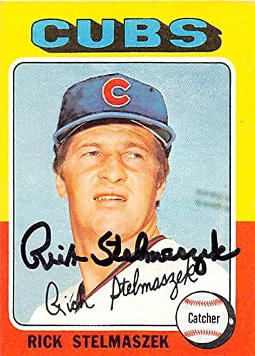 Sports Memorabilia Autograph Warehouse 248544 Rich Stelmaszek Autographed Baseball Card - Chicago Cubs 1975 Topps - No. 338