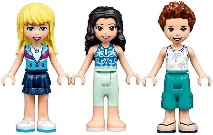 LEGO Friends Forest Camper Van and Sailboat 41681 Building Kit Forest Toy New 2021 (487 Pieces)