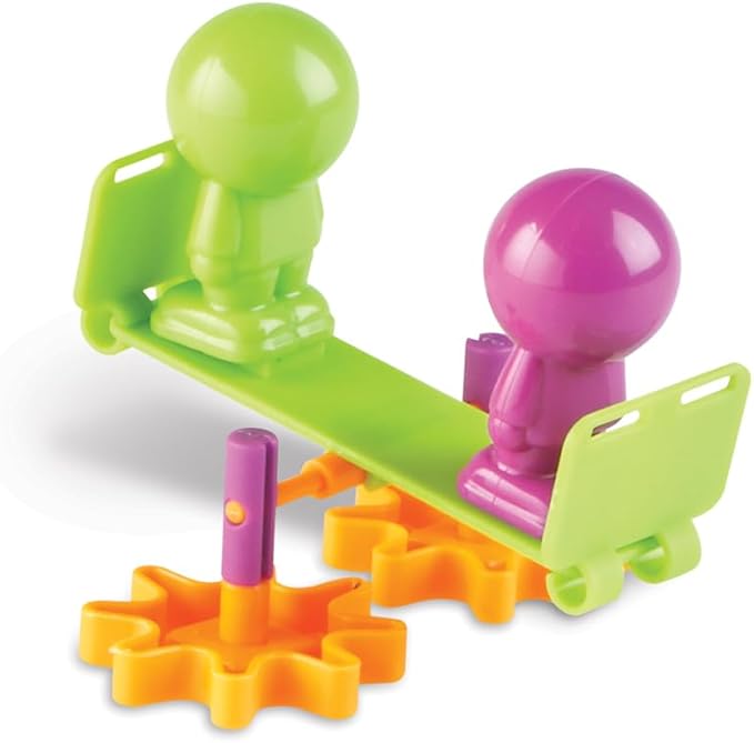 Learning Resources Playground Engineering &amp Design STEM Set - Kids Games Building and Construction Gears Montessori Activities  Critical Thinking Skills Problem Solving for Boys and Girls