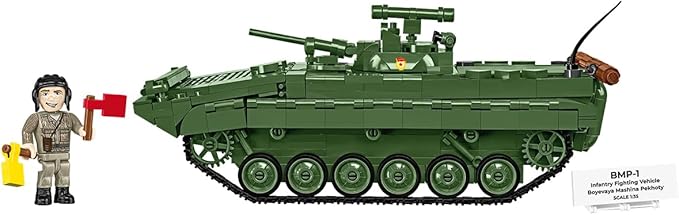 COBI Armed Forces BMP-1 (Boyevaya Mashina Pekhoty 2-in-1 DDR/RUS) Building Set 758 Pieces