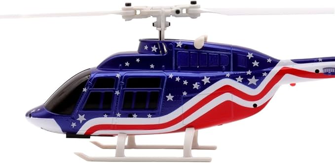 Helidirect RC ERA A60 Bell-206 110-size Auto Stabilized 6-Axis Gyroscope RC Helicopter with Optical Flow Sensor &amp Upgraded Transmitter - Remote Control Helicopter RTF for Beginner &amp Adults (Bl