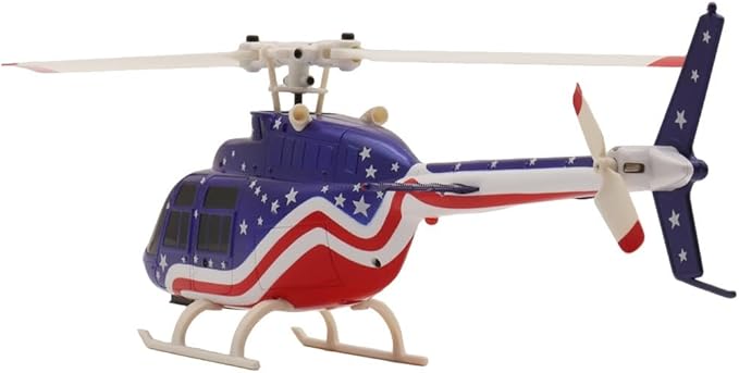 Helidirect RC ERA A60 Bell-206 110-size Auto Stabilized 6-Axis Gyroscope RC Helicopter with Optical Flow Sensor &amp Upgraded Transmitter - Remote Control Helicopter RTF for Beginner &amp Adults (Bl
