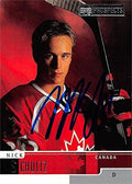 Autograph Warehouse 466221 Nick Schultz Autographed CHL44 Prince Albert &amp Team Canada Hockey Card 2000 Upper Deck Prospects No. 86