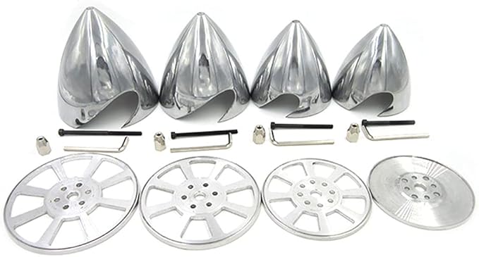 Metal Propeller Spinner Dia 70mm-127mm CNC Plane Spinner for DLE Gasoline Engine DLE20 DLE30 DLE55 DLE111 DLE222 RC Airplane (3.25(83MM))