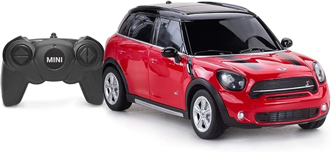 RASTAR BMW 1:24 RC Cars Remote Control Mini Cooper Countryman Model Car Toy Mini Cooper Car for Kids Red