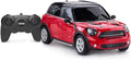 RASTAR BMW 1:24 RC Cars Remote Control Mini Cooper Countryman Model Car Toy Mini Cooper Car for Kids Red