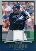 Sports Memorabilia Autograph Warehouse 343382 Prince Fielder Player Worn Jersey Patch Baseball Card - Milwaukee Brewers 2008 Upper Deck Timeline No. TM-PF