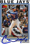 Autograph Warehouse 302142 2004 Topps Chris Woodward Autographed No.394 Baseball Card - Toronto Blue Jays44 FT