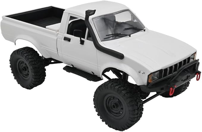 C24-1 RC Rock Crawler RC Truck 4x4 1/16 Scale RC Crawler Off Road Remote Control Pickup 2.4G All Terrain RTR with Proportional Throttle Steering Led Light Adult