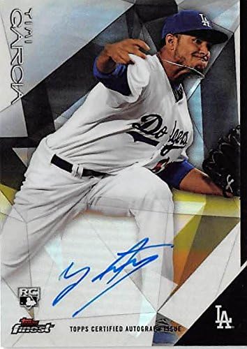 Sports Memorabilia Autograph Warehouse 291576 2015 Topps Finest Yimi Garcia Autographed Baseball Card - Los Angeles Dodgers