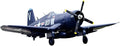 Fms Rc Planes for Adults Remote Control Airplane Warbird F4U Corsair RC Airplane 6CH 1700mm (66.9) Wingspan Blue with Flaps LED Retracts PNP (No Control Battery Charger)