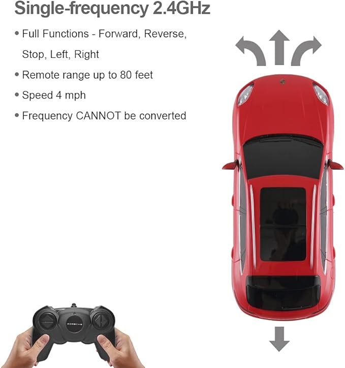 RASTAR 1:24 Porsche Macan Turbo RC Toy Car Remote Control Car Gifts for Kids
