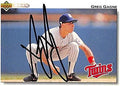 Sports Memorabilia Autograph Warehouse 245350 Greg Gagne Autographed Baseball Card - Minnesota Twins 1992 Upper Deck - No. 168