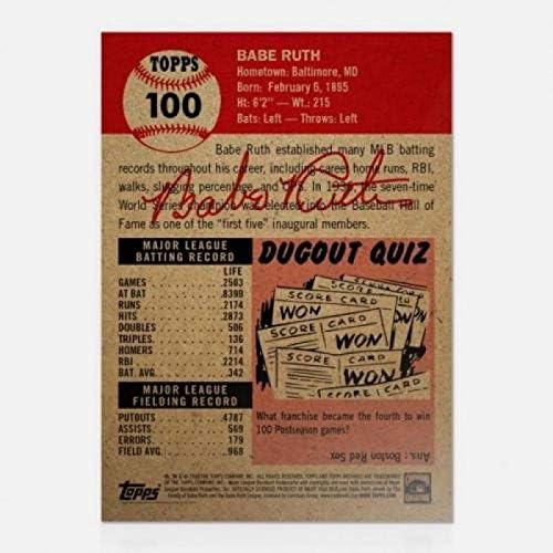 2018 Topps The Living Set Baseball #100 Babe Ruth New York Yankees Online Exclusive Trading Card SOLD OUT at Topps