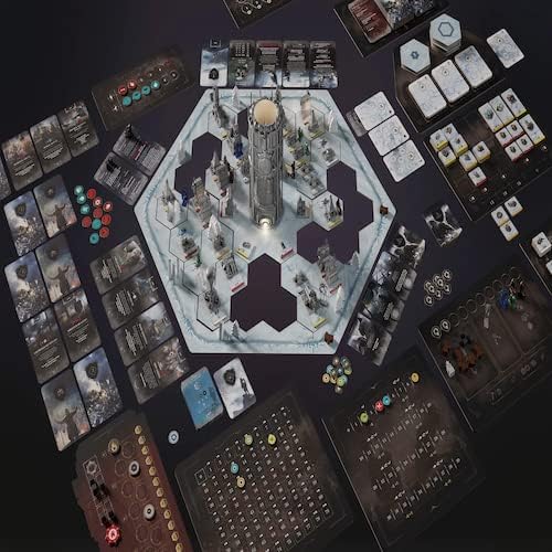 Frostpunk The Board Game - Manage Society in an Ice-Age Apocalypse! Cooperative Survival Strategy Game for Adults Ages 16+ 1-4 Players 120-150 Minute Playtime Made by Rebel Studio