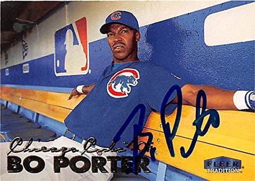 Sports Memorabilia Autograph Warehouse 248539 Bo Porter Autographed Baseball Card - Chicago Cubs 1999 Fleer Tradition - No. U95