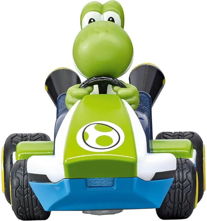 Carrera RC Nintendo Mario Kart 2.4 GHz Mini Collectible Radio Remote Control Toy Car Vehicle - Yoshi