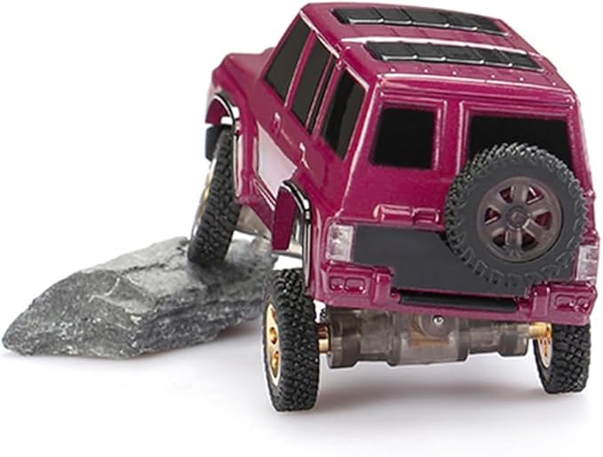 Mini RC Crawler Truck 4x4 1/64 Scale 2.5 KM/H RTR RC Car RC Rock Climbing Hobby Remote Control Car Off-Road Vehicle RC Buggy with LED Lights Ready-to-Run for Adults