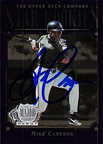 Sports Memorabilia Autograph Warehouse 344755 Mike Cameron Autographed Baseball Card - Chicago White Sox SC 1997 Upper Deck Star Rookies No. 238