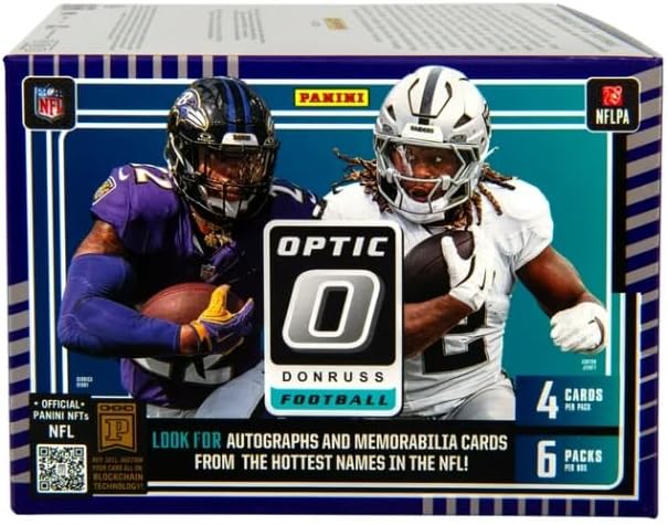 2025 Optic Football Blaster Box (Purple Shock) (24 Cards/Box) ((Downtown)