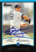 Sports Memorabilia Autograph Warehouse 248329 Alex Graman Autographed Baseball Card - New York Yankees FT 2001 Topps Bowman - No. 220