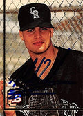 Sports Memorabilia Autograph Warehouse 291583 1994 Bowman Mike Zolecki Autographed No.404 Baseball Card - Colorado Rockies FT