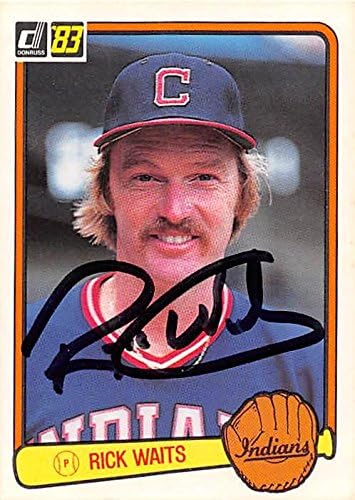 Sports Memorabilia Autograph Warehouse 248295 Rick Waits Autographed Baseball Card - Cleveland Indians 1983 Donruss - No. 263