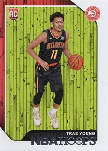 2018-19 Panini Hoops - Trae Young - Atlanta Hawks NBA Basketball Rookie Card - RC Card #250