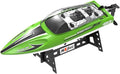 jaming 2.4Ghz RC Boat25KPH Fast Speed RC Boat14 inch Remote Control Boats for Kids and Adults Waterproof Toy Boats for Lakes &amp Pools Gifts for Kids Boys (Green)
