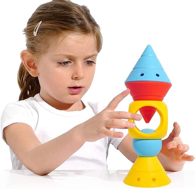 Fat Brain Toys Building Genius by MOLUK - Pastels - Open-Ended Creative Play Preschool