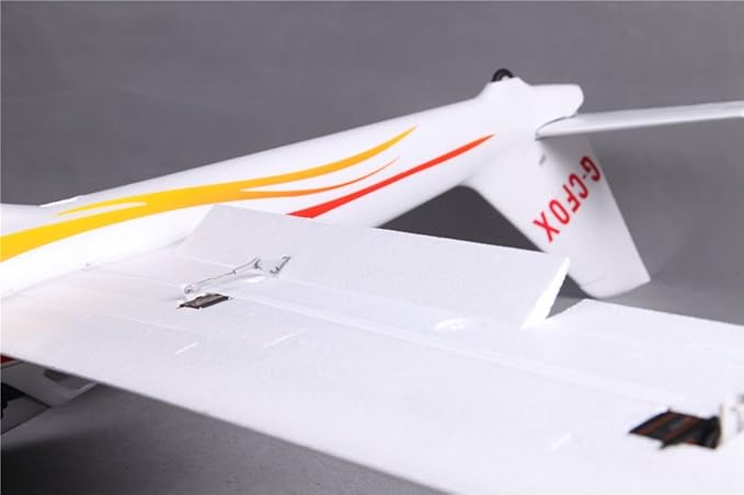 Fms 2300mm Fox Glider V2 RC Airplane 5-CH Remote Controlled Aircraft (91.4) Wingspan with Flaps PNP (No Radio Battery Charger)