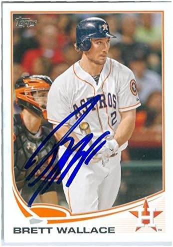 Sports Memorabilia Autograph Warehouse 248003 Brett Wallace Autographed Baseball Card - Houston Astros 2013 Topps - No. 538