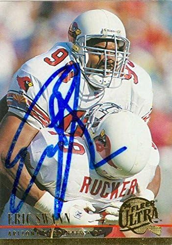Autograph Warehouse 39407 Eric Swann Autographed Football Card Phoenix Cardinals 1994 Fleer Ultra No. 9