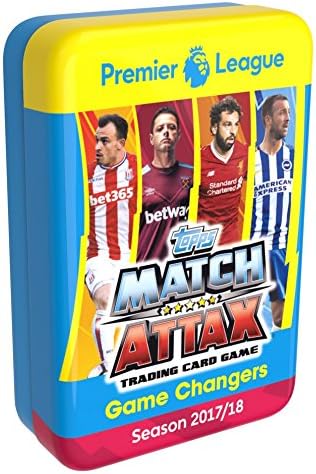 Match Attax 2017-18 Topps EPL Cards - Game Changers Mega Tin (60 Cards &amp Limited Edition Gold Card)