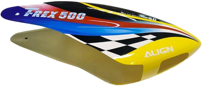 Align trex 500 ESP PRO RC Helicopter Glass Fiber Canopy Cover (Yellow)