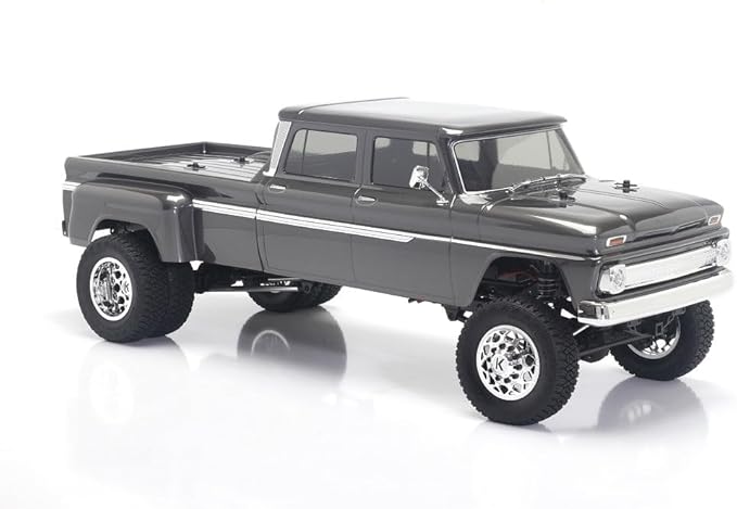 Helidirect CEN Racing Sicario 1/10 RTR 4WD Custom Dually RC Truck DL-Series - Remote Control Car for Adults Waterproof and All Terrain Capabilities - 1/10 Scale RTR (Grey Titanium)