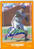 Autograph Warehouse 246836 Sid Fernandez Autographed Baseball Card - New York Mets 1988 Score - No. 615