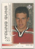 Dany Heatley 2000-01 Upper Deck Exclusives Tier 1 #9/100 Young Guns Rookie Card #198